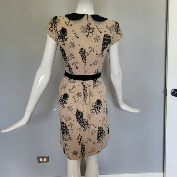 Sourpuss Kraken's Revenge Lizzie Dress, VGUC, Size L - Picture 4 of 9